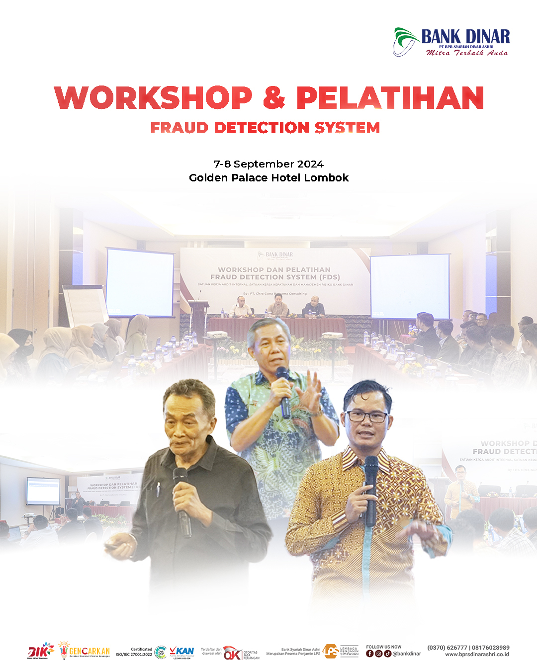 WORKSHOP & PELATIHAN FRAUD DETECTION SYSTEM WORKSHOP & PELATIHAN FRAUD DETECTION SYSTEM