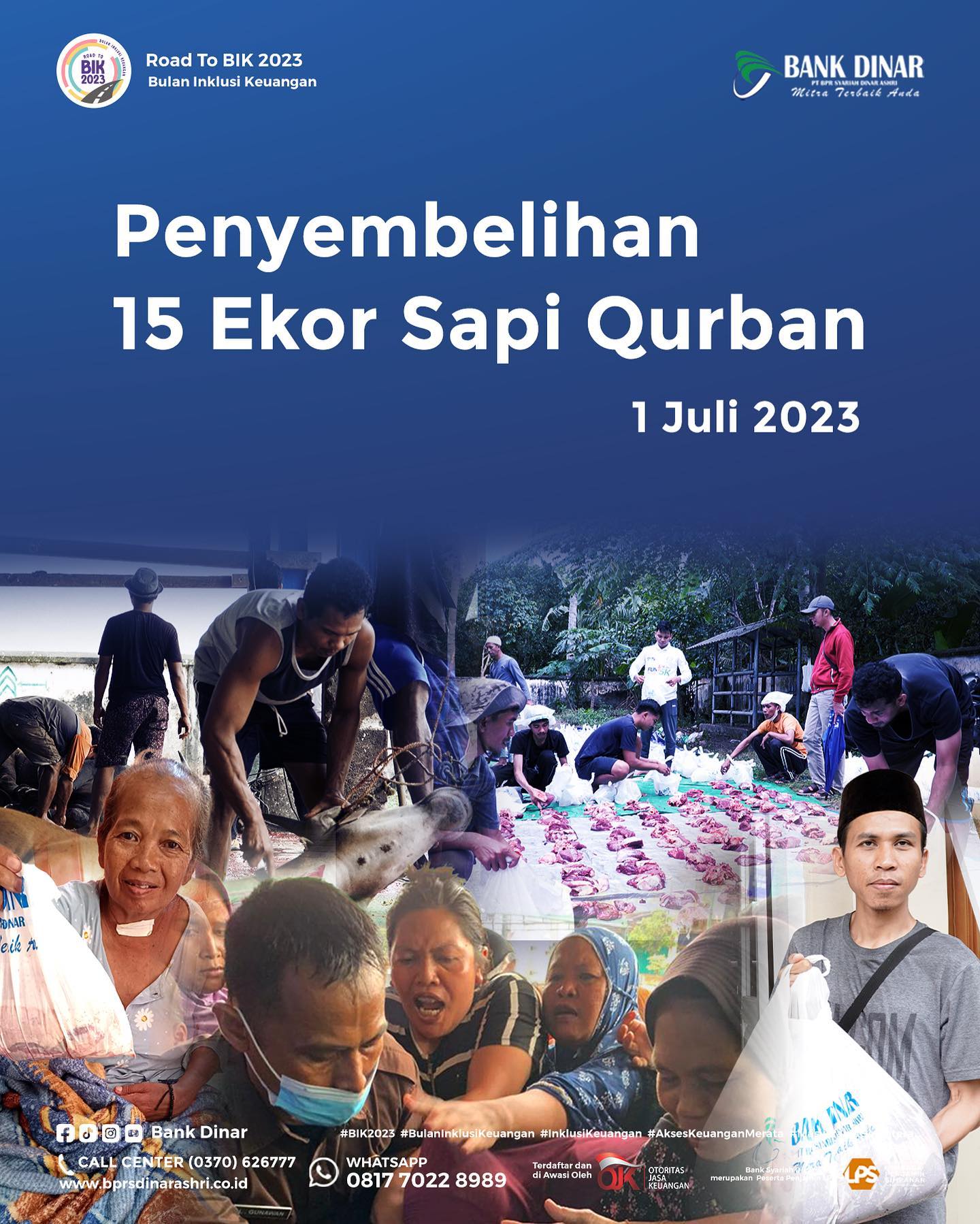 PENYEMBELIHAN 15 EKOR SAPI QURBAN